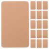 200pcs Blank Rectangular Index Cards Heavy Kraft Paper Study Note