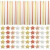 200pcs DIY Origami Paper Star Strips for Craft Projects Golden Paper