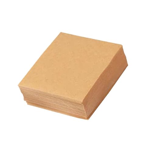 200 Pcs Food Grade Silicone Coated Parchment Paper for Burger Putty with Teflon, User Friendly, Natural Color, Kitchen Sheets, Grade Nonstick Parchment Paper for Cooking Baking and Cooking