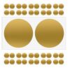 200pcs Golden Round Scratch Off Stickers for Birthday Games