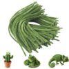 200 Pcs Green Pipe Cleaners, 12 Inch Fuzzy Crafts Supplies Bulk for DIY Art, Classroom Activities, and Flower Making (Green)