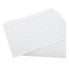 200Pcs Lined Index Cards Heavy Card Stock Smooth Writing Surface Study Flashcards White