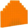 200 Pcs Orange Linking Cubes for Math Counting Cubes Manipulatives Plastic Counting Block Manipulative Classroom Learning Supplies for Educational Preschool Activities Boy Girl (Orange)