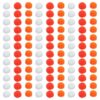 200pcs Orange Polyester Pom Poms for 2.5cm Fuzzy Craft Balls