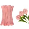 200pcs Pink Pipe Cleaners Bulk Chenille Stems Thick pipecleaners Craft Supplies for DIY Flower Art Craft Creative Projects