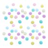 200pcs Polyester Pom Poms for Crafts 2.5cm Fuzzy Balls