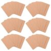 200pcs Rectangular Kraft Paper Blank Index Cards for Study and Notes