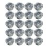200pcs Reusable Aluminum Foil Bowl Covers, Elastic Heat Retention Lids for Food Storage Microwave