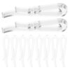 200pcs Shirt Clips Plastic U Shape Non Slip Travel