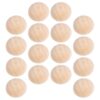 200pcs Unfinished Natural Half Wooden Balls for DIY Craft Beads