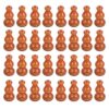 200pcs Wooden Gourd Bead Curtain Decorative Accessory Yellow DIY