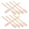 200pcs Wooden Paint Stirrer Stick for Resin and Oil, 5 Inch Khaki