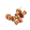 200pcs Wooden Push Pins with Steel Points for Office School Bulletin Boards, Maps, Photos
