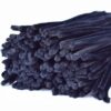 200 Pieces Black Pipe Cleaners Craft Bulk Art Chenille Stems for DIY Project Decorations