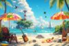 200 Piece Wooden Seaside Puzzle, Beach Landscape Artwork, Ready-to-Frame Print, Calming Hobby Gift for Adults