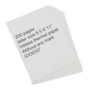 200 sheets 8.5 x 11 letter discontinuous thermal paper for Phomemo COLORWING Odaro Itari M08F-letter M832 M834 M833 M835 HPRT MT800 MT800Q iDPRT MT610 JADENS Brother Printer, IOOIOO D210...