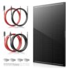200W Solar Panel Kit,8pcs Brackets,2.5m Cable,6m Cable