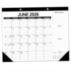 2026-2027 Wall Calendar, 18-Month Large Desk Calendar, Black