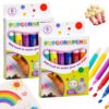 2026 3D Magic Popcorn Pens, Popcorn Pen,Markers for Scrapbooks, Art Projects, Classroom (2SET)
