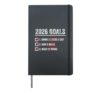2026 Goals New Year Running Reading Book Lover Runner Reader Hardcover Journal, Black