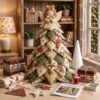 2026 New DIY Quilted Christmas Tree Kit, 3D Fabric Patchwork Craft Set for Beginners, Handmade Tabletop Holiday Decor, Ideal for Home Mantel Table Office Display Christmas Gift, Angel