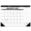 2027‑2028 Large Wall & Desk Calendar Planner, Black