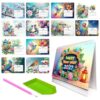 2027 Desk Calendar - Craft Kit, Gem Art Planner For New Ye