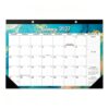 2027 Desk Calendar, 18 Month Countdown English Desktop Calendar, Monthly Standing Flip Desk Planner with Thick Paper for Home Office Planning