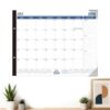 2027 Desk Calendar 18 Month Planner Large Time Management Organizer Design