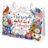 2027 DIY Rhinestone Diamond Painting Table Calendar Crystal Art(USA) (USA)