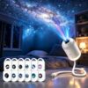 2027 New USB Galaxy Ocean Projector Night Light 2-in-1 with Slides