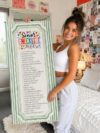 2027 Senior Checklist Matte Vertical Poster, Class of 2027 Senior Bucket List