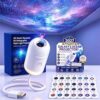 2027 Upgraded 5D Holographic Galaxy Star Projector HD Dynamic Night Light Projector