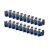 20PCS 221 Labels, Compatible with 231 211 8.8mm Black On White Heat Shrink Tube Tape for Printer(20PK Black on White,12mm)