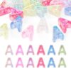 20Pcs Acrylic Large Letter Beads Iridescent Big Letter A Bead for DIY Craft