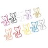 20Pcs Assorted Shaped Colorful Paper Clips