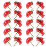 20pcs Cute Fruit Push Pins Red Resin Metal Decorative Thumbtacks