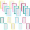 20pcs Dry Erase Office Labels Reusable Sticky Name Tags