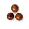 20 PCS Extra-Large 30mm Walnut Brown Wooden Beads with 6mm Hole, Round Wood Beads for Macrame, Garland Making, DIY Crafts, Farmhouse and Home Decor