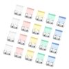20Pcs File Paper Clips Push on Clip for Home, B