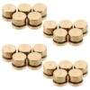 20pcs Golden Alloy Nail Art Rotary Bearing Spinner for Fine Crafting