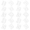20pcs Inch Plastic Number Stencil Kit for Curb Address Painting