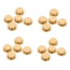 20pcs Micro Rotary Bearing Golden Metal Universal High-speed Rotation
