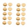 20pcs Micro Rotating Bearing for Nail Art DIY Crafting Golden Metal