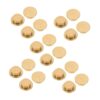 20pcs Micro Rotating Bearing Golden Metal DIY Spinner Shaft