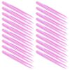 20pcs Plastic Beads Tweezers Straight Tip Purple for Craft