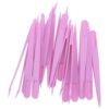 20pcs Plastic Craft Tweezers for Pointed Tip Fine Motor Tool