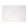 20Pcs Plastic File Folders A4 PP Thickening Desk Organizer Storage Document Pencil Case(White)