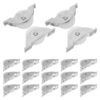 20pcs Silent Sliding Door Roller Pulley Set for Wardrobe Closet Doors