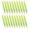 20Pcs Small Mechanical Pencil 0.7MM with Eraser, Green